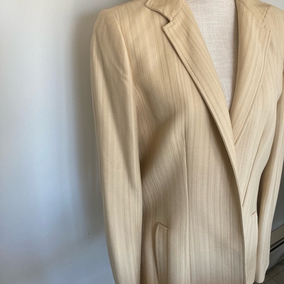 LINDA ALLARD ELLEN TRACY Jacket in pale yellow - Picture 6 of 7